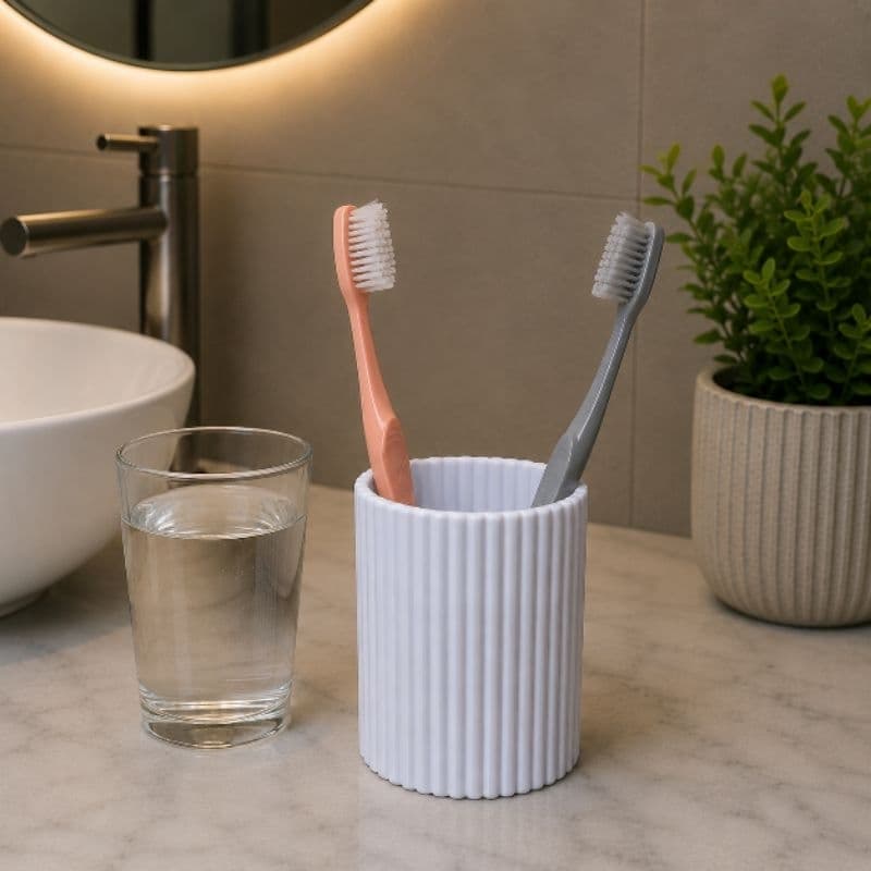 Porta Escova de Dente Decorativo para Banheiro, Moderno