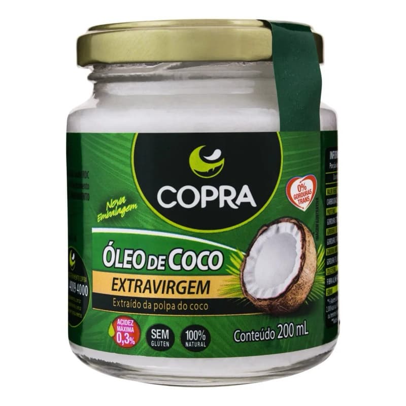Óleo De Coco Extra Virgem Copra 200ml