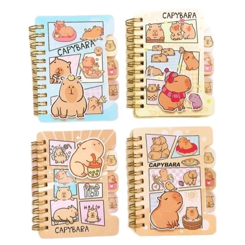 Cardeneta mini caderno Capivara