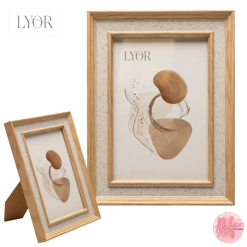 Porta Retrato Austin Lyor Luxo e Requinte 10x15 MDF Decorativo Elegante Moderno Premium