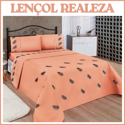 ✨ Lençol Realeza - King 3 ou 4 peças - Toque Suave Premium ✨