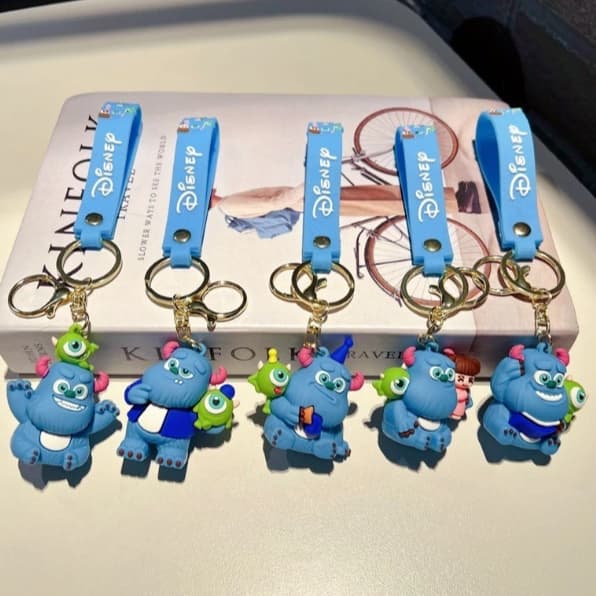 Chaveiro Monstros SA Mike Disney Sullivan Desenhos Animados Criativo Mochila Carro