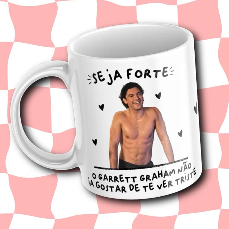 Caneca Off Campus Garrett & Dean | “Seja Forte” | 325ml - Sem camisa