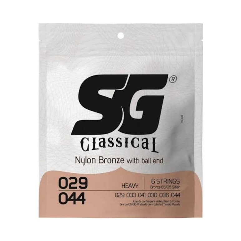 Encordoamento Violão Nylon SG 029 Heavy c/ Bolinha