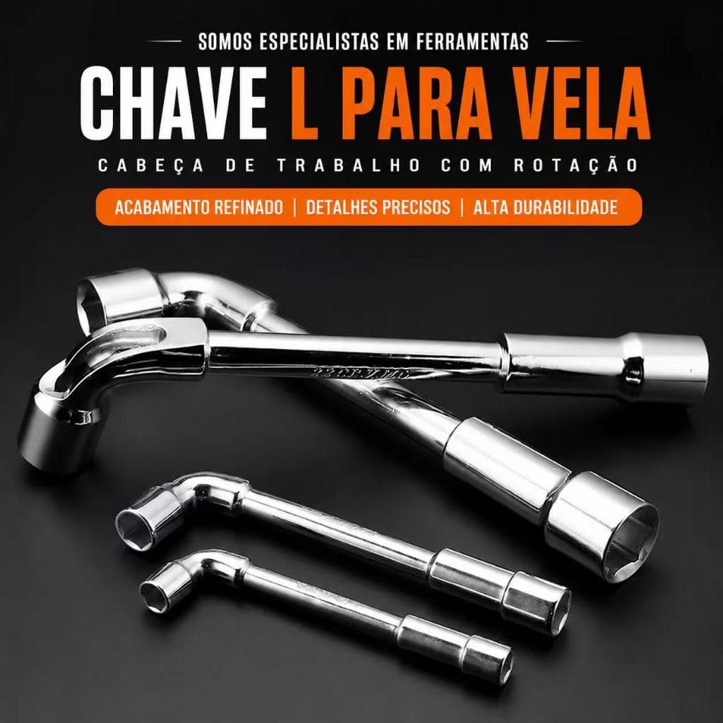 Jogo De Chave Tipo L Biela Com Furo De 6mm até 19 mm kit completo Aço Profissional