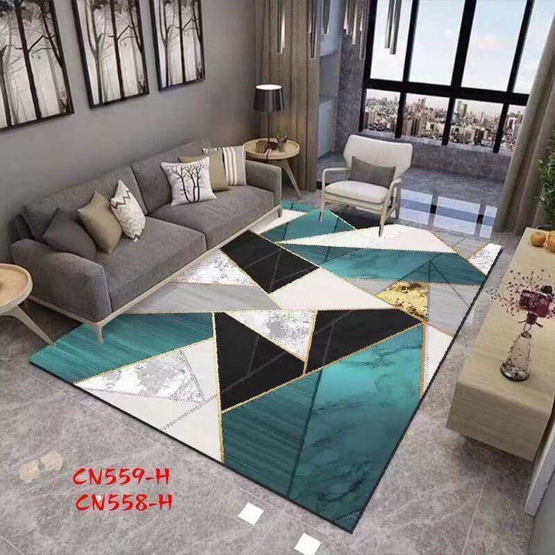 Tapete Belga 1,00x1,40 Sala Quarto Macio Luxo Antiderrapante
