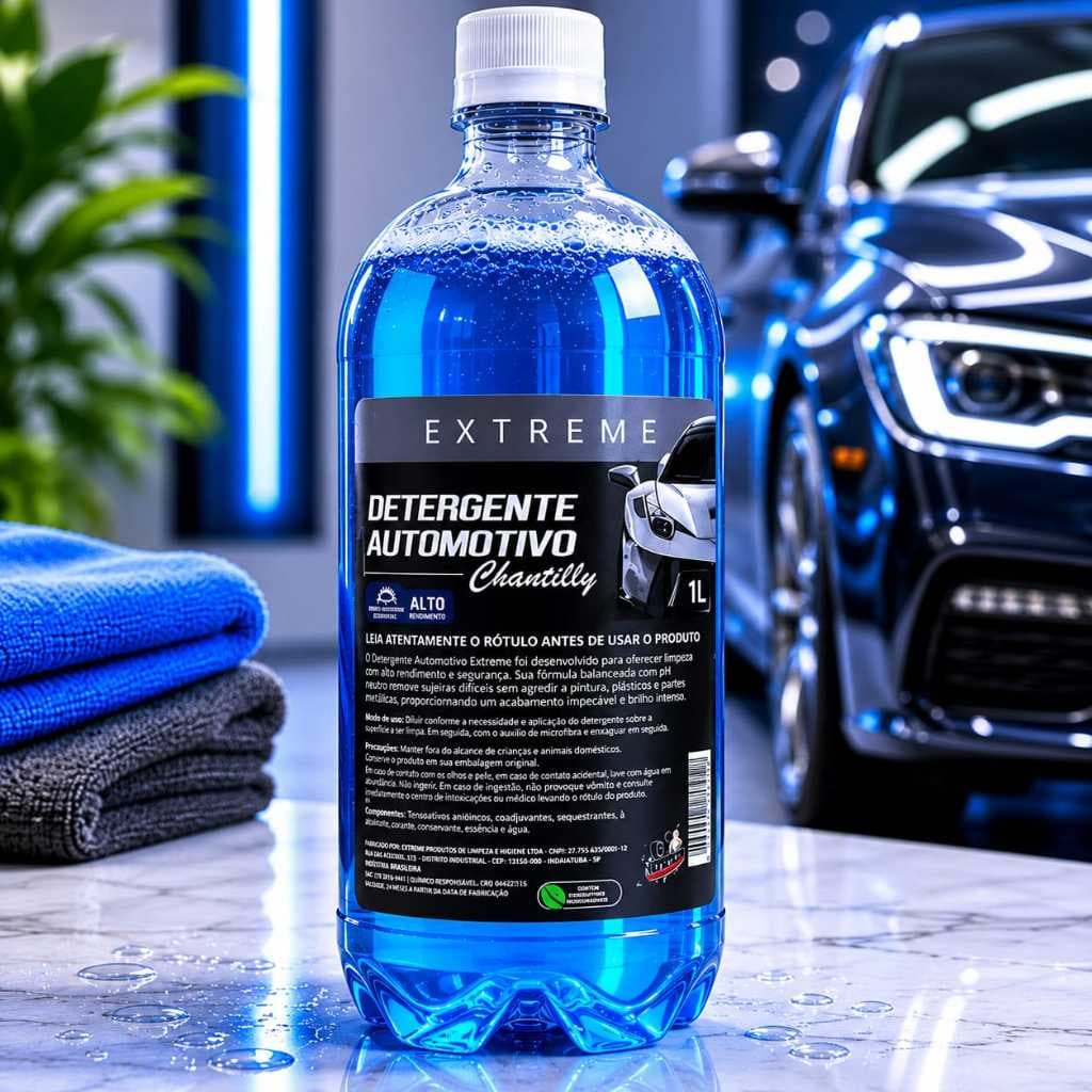 Shampoo Limpeza Bike Moto Off Road Carro Linha Pesada detergente Lava Carro Chantilly