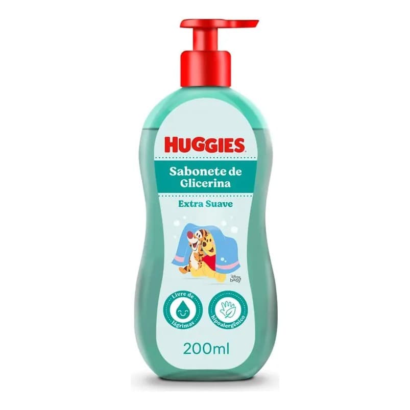 Huggies Sabonete Líquido De Glicerina 200 Ml