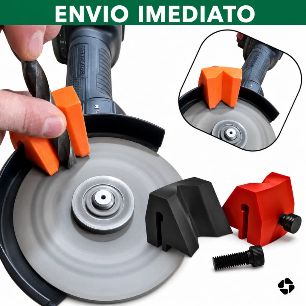 Gabarito Afiador de Brocas para Esmerilhadeira e Lixadeira 115mm 125mm Universal