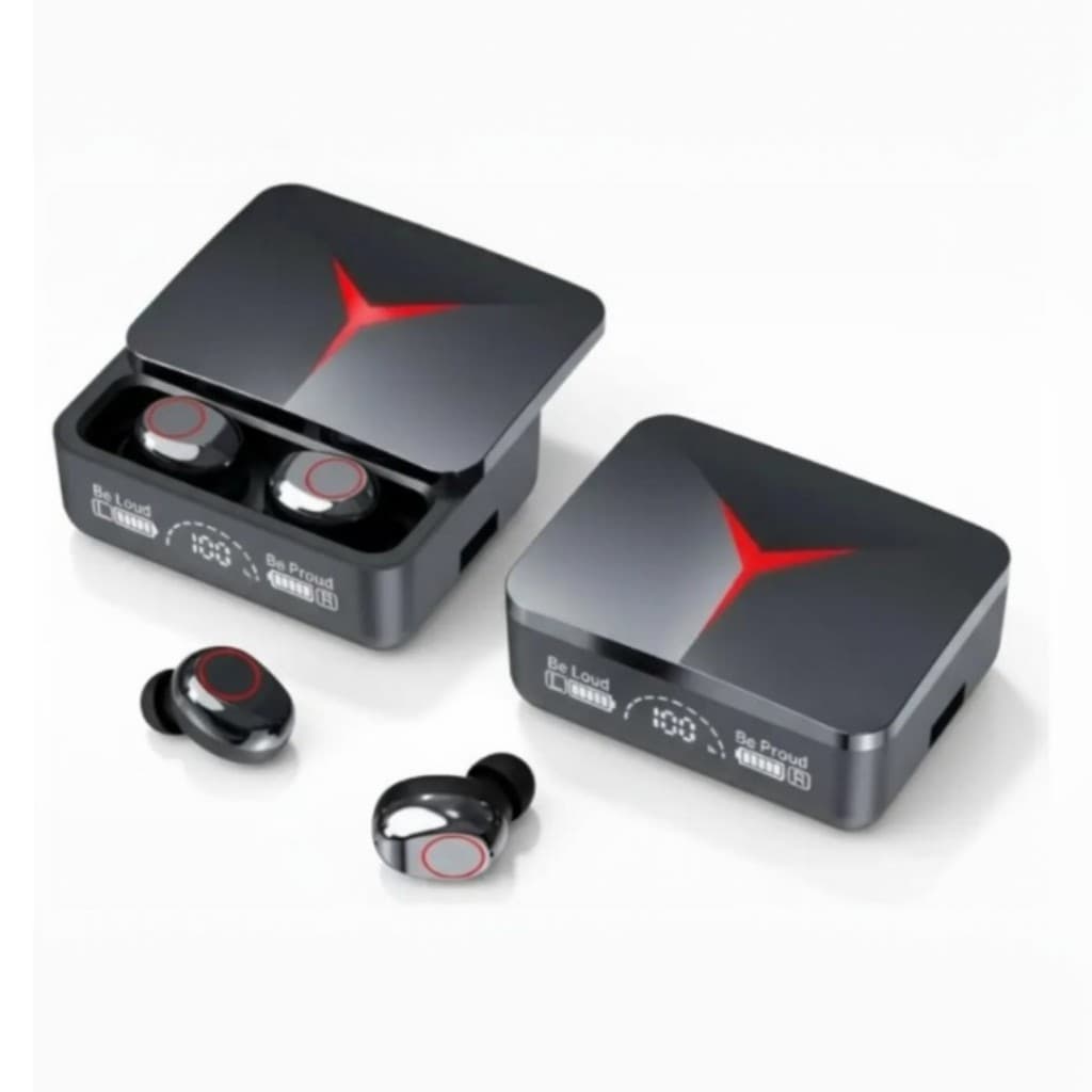 Fone Ouvido Bluetooth Sem Fio Mini Potente Case Visor Gamer Preto Esportes Academia Corrida