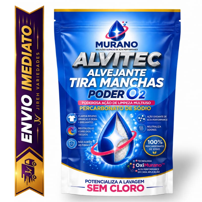 Alvitec Alvejante Tira Manchas Percabonato de Sódio
