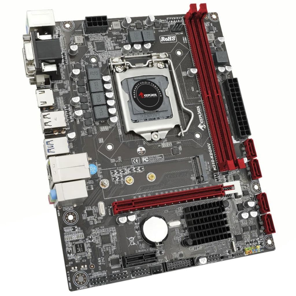 Placa Mãe H310-KDGNV KeepData - DDR4 até 32GB / LGA 1151 / Intel H310 / M-ATX