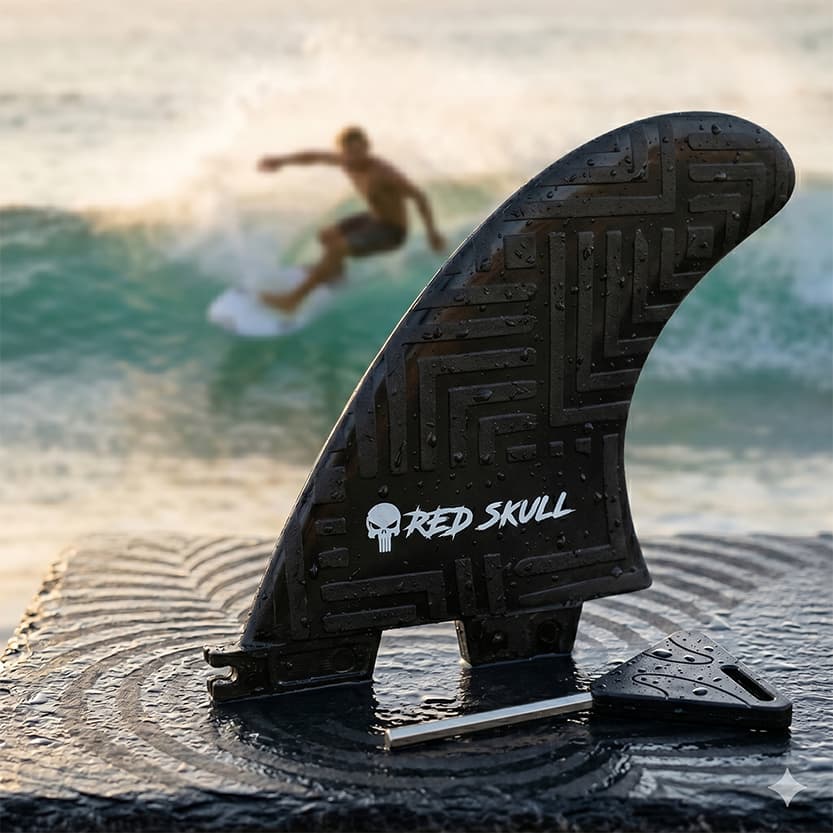 Triquilha Prancha de Surf Fcs2 Large ou Médium Quilhas Rígidas Padrão de Encaixe Fcs2 + Chavinha