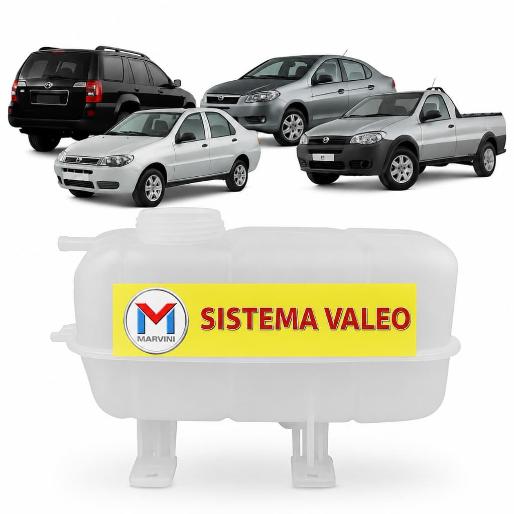 Reservatório De Agua Radiador Idea Palio Strada Siena 2001 A 2015 (Valeo) Original Marvini