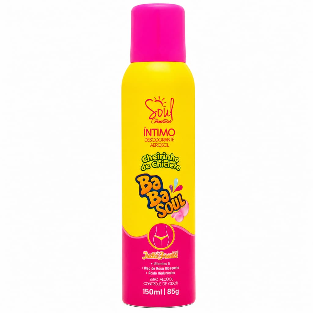 Desodorante Íntimo Tutti Frutti 150ml - Cheirinho de Chiclete, Zero Álcool e Controle de Odor