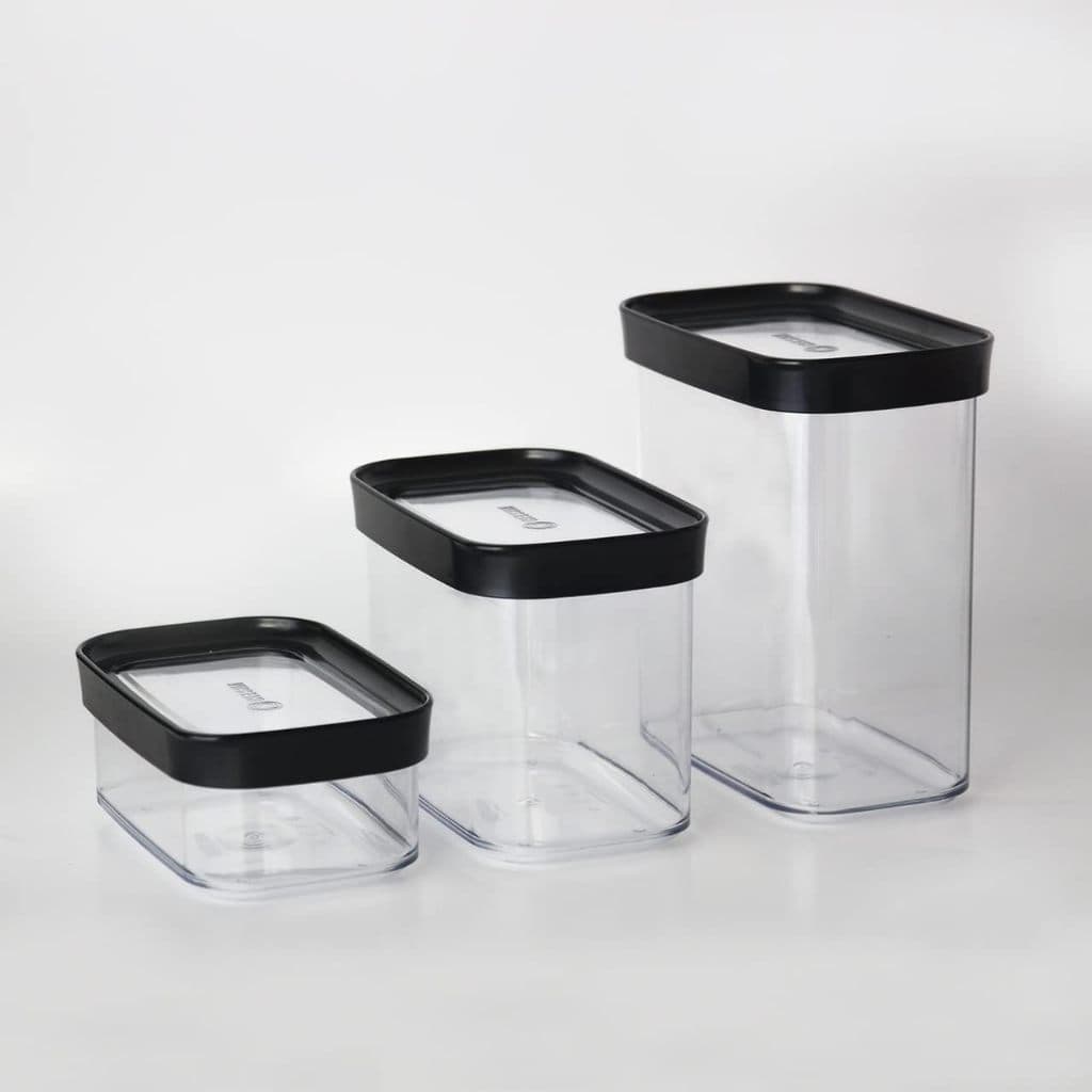 Kit 3 potes herméticos 1500/1000/450 ml
