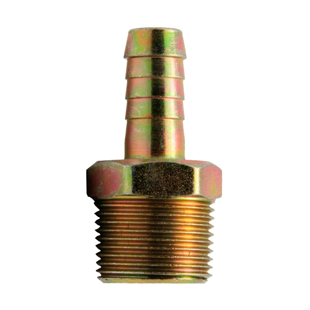 Espigão 1/2" (e) Para Gás Encanado X Bico Comum De Mangueira 3/8" bm