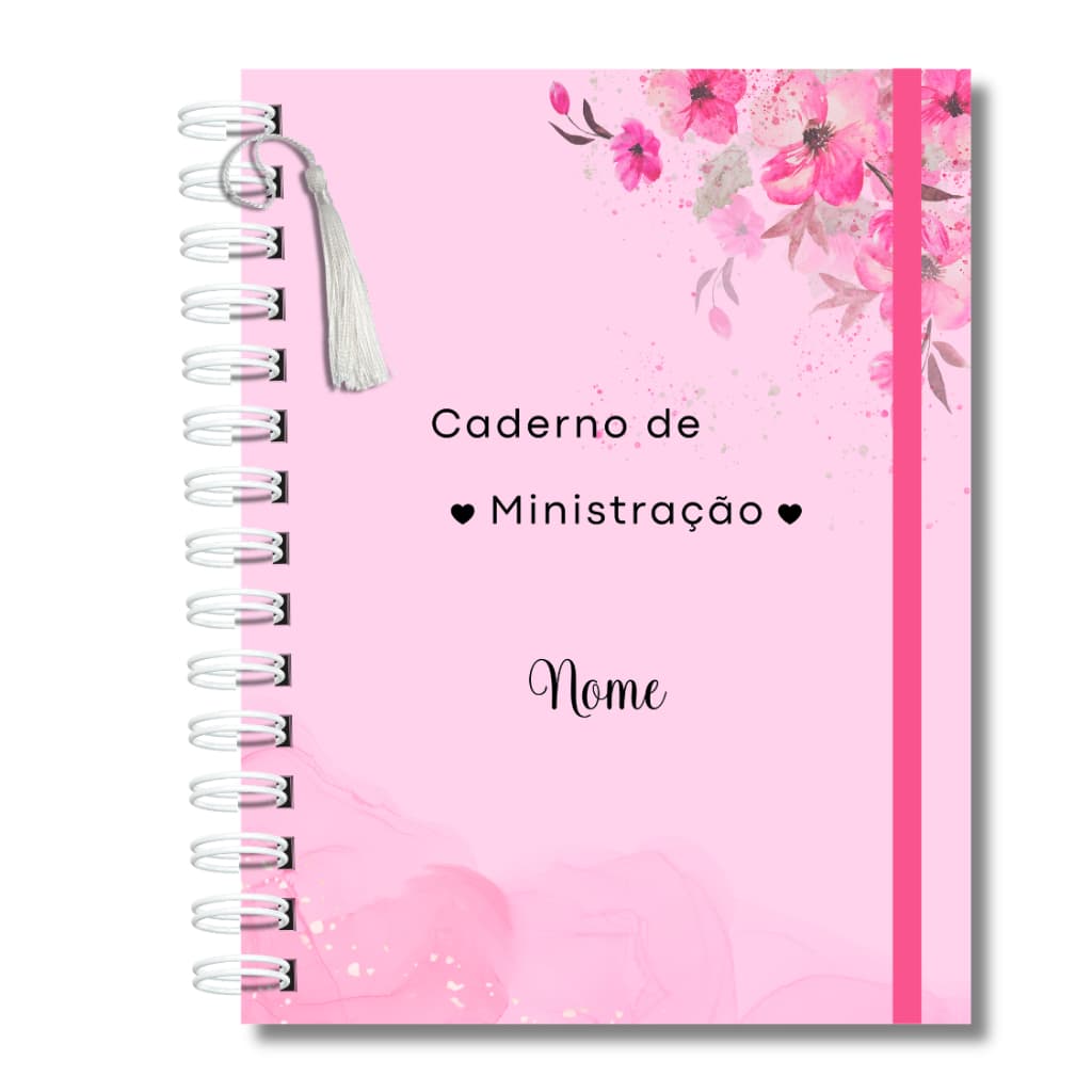 Caderno de Ministração Cultos Pregações Agenda Missionárias Pastoras Anotações Palavras Ministrante Evangélicas