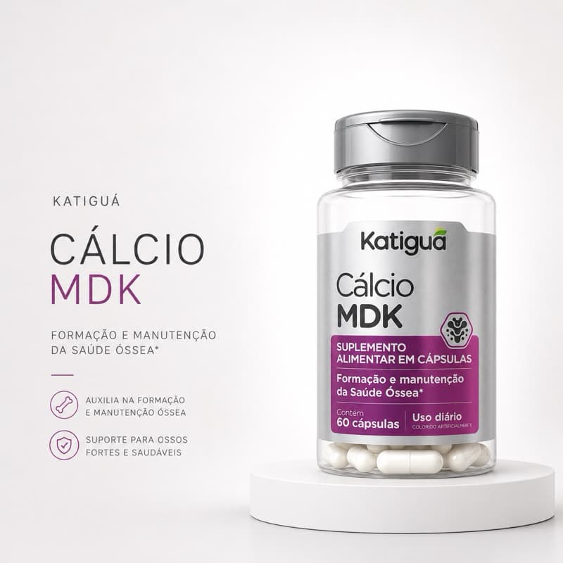 Cálcio MDK Katiguá 60 Cápsulas