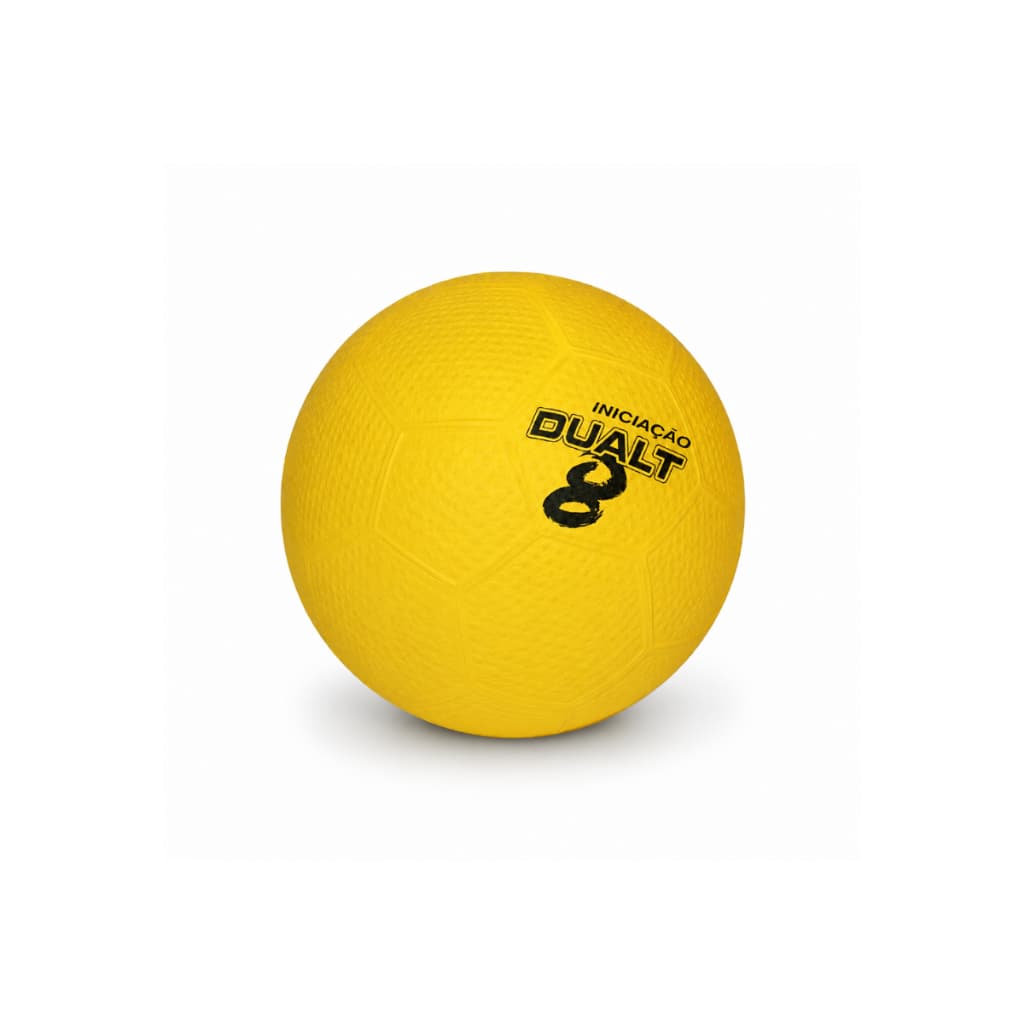 Bola de Queimada Recreativa Iniciação Dualt Número 08 - Cor Amarelo