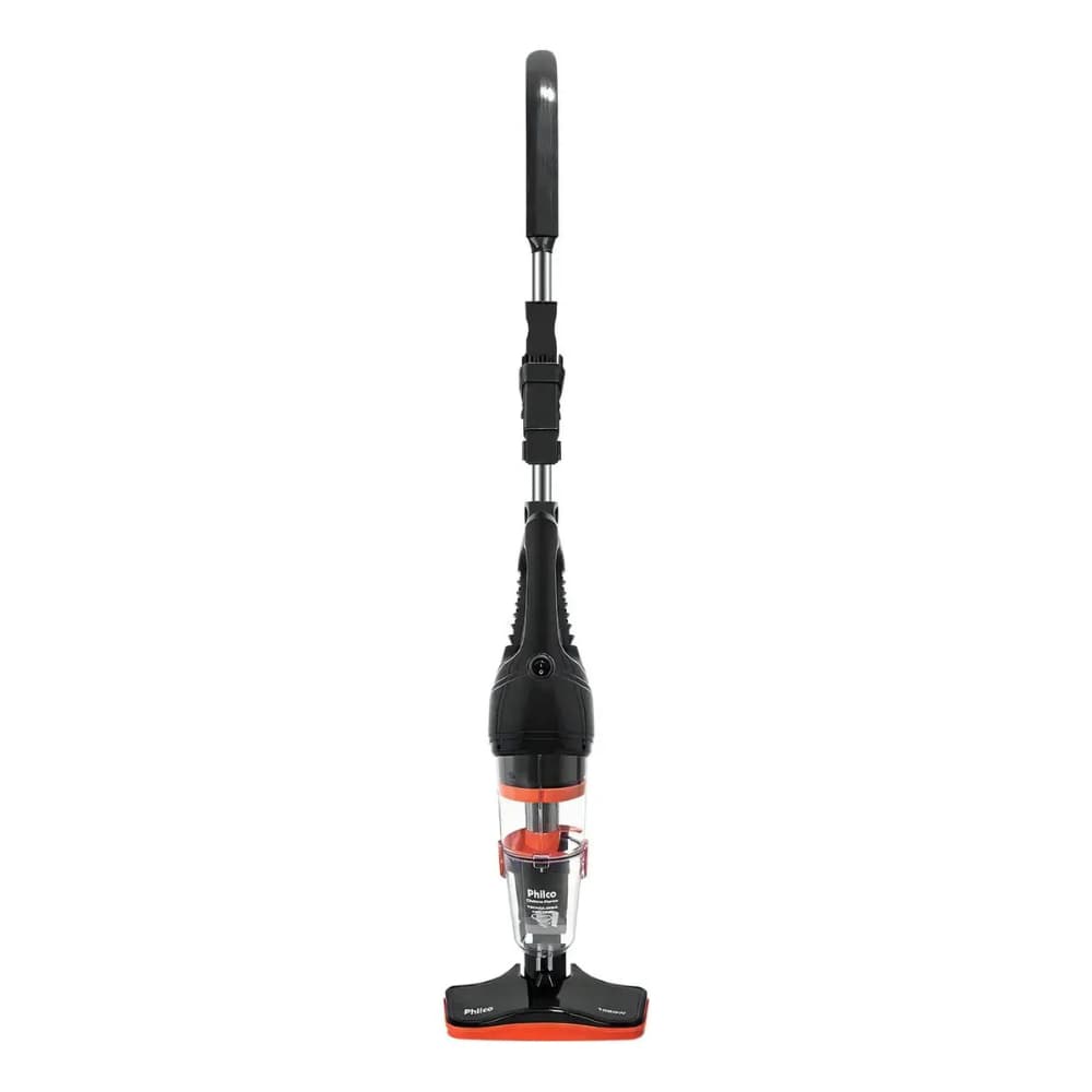 Aspirador De Pó Philco PAS06 Ciclone Force 2 Em 1 1250W Vertical e Portátil com Filtro Lavável Preto 110V