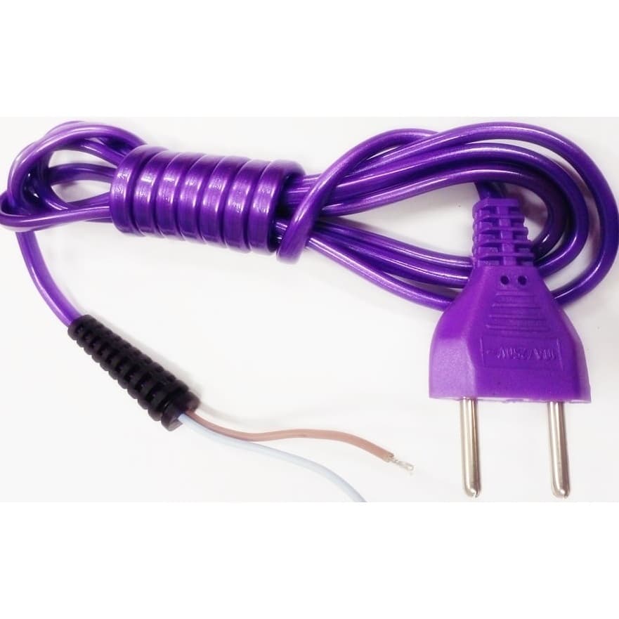 Kit 10 Cabos Reposição Energia Bivolt - 2x0,75mm2 10A