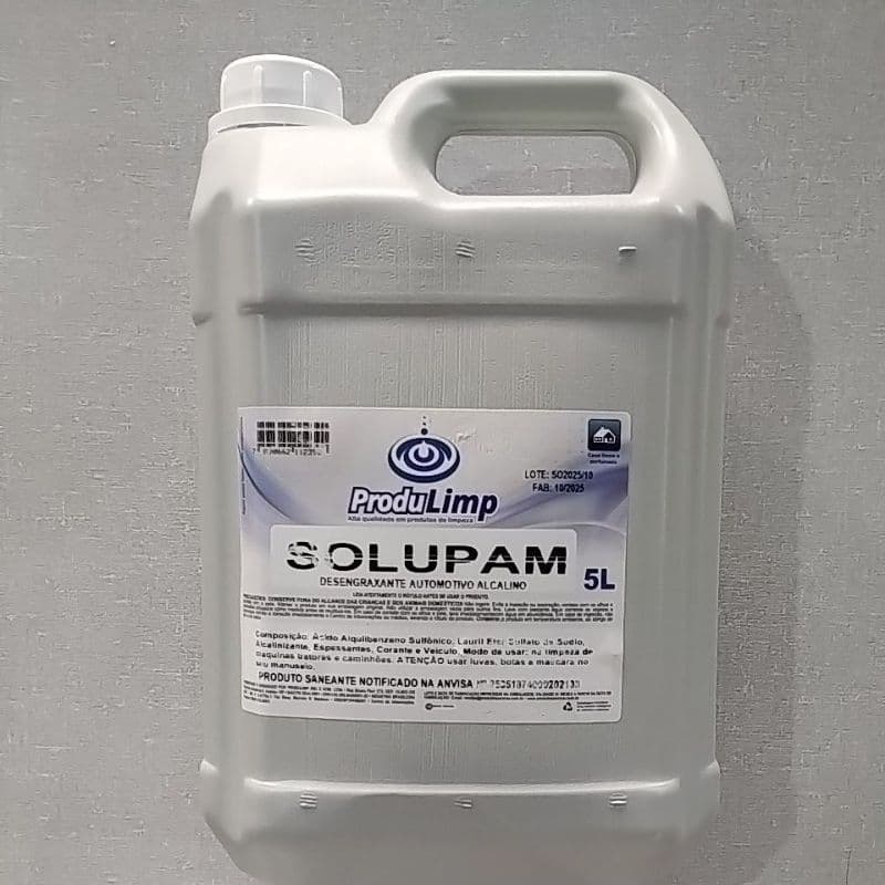 Solupam desengraxante automotivo alcalino 5L