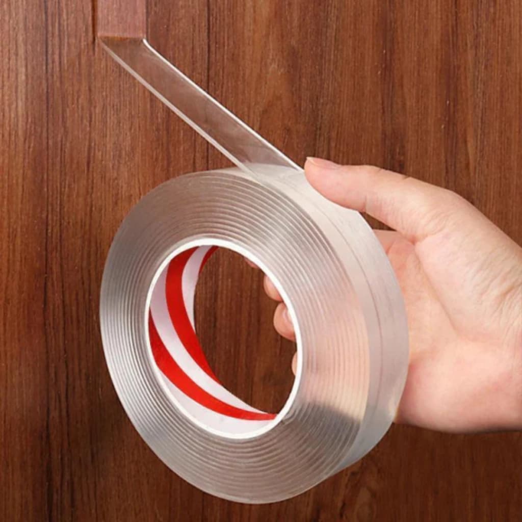 10 Fitas Dupla Face Mágica Nano Tape Transparente