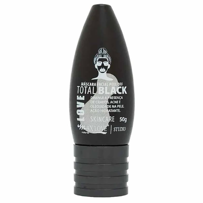 Mascara Facial Peel Off Total Black Dia Max Love