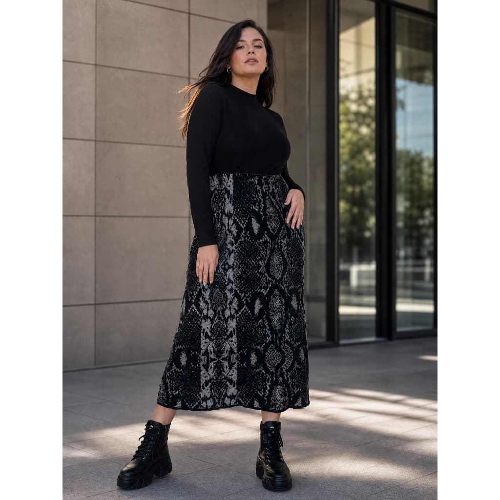 SAIA MIDI FEMININA TRICÔ, SAIA PLUS SIZE EM TRICÔ, CONFORTO E ELEGÂNCIA, SAIA COMPRIDA, SAIA PREMIUM, TENDÊNCIA 2026