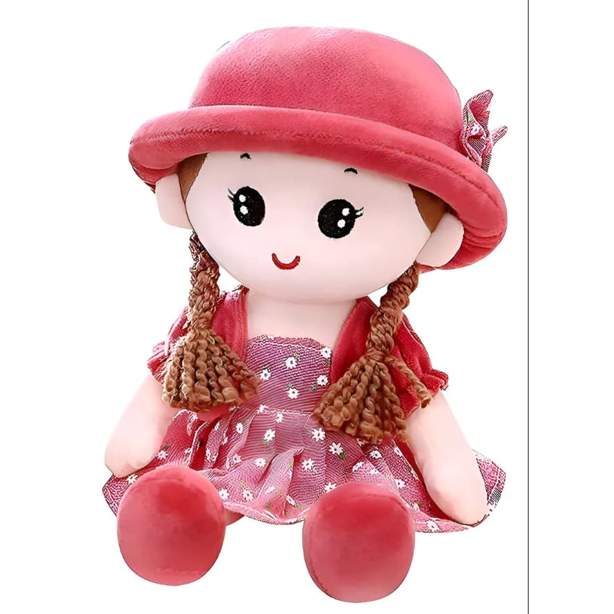 Boneca de Pano Premium 35 cm – Coleção Encanto Metálico
