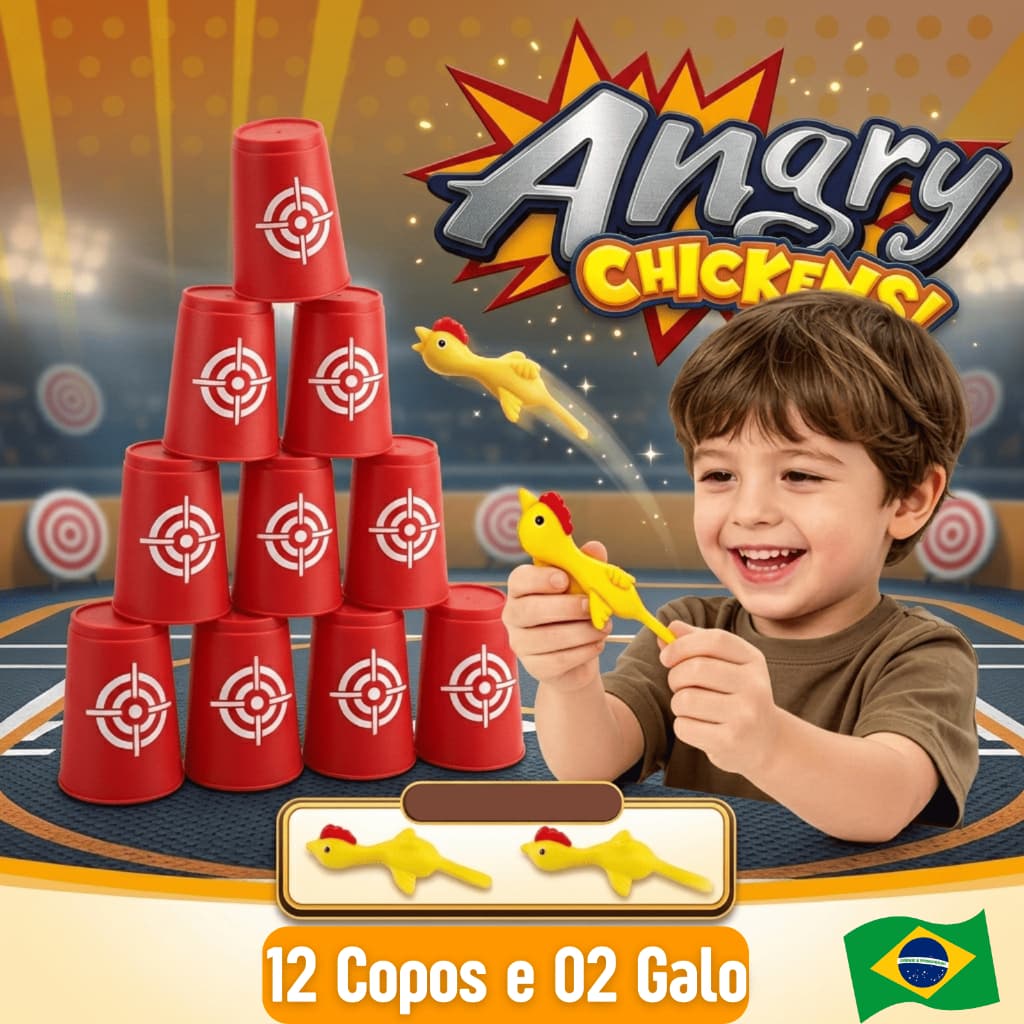 Jogo Interativo Educativo Pedagógico Galo voador Brinquedo Infantil