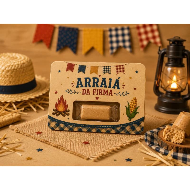 Porta Paçoca Festa Junina Lembrancinha Escolar Arraiá Personalizada