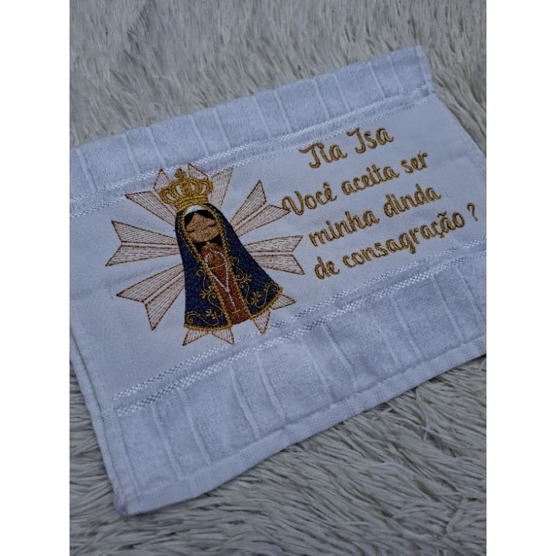 Toalha Lavabo/ Toalha Batizado/Toalha Bordada