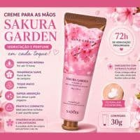 Creme para as mãos flor de cerejeira 30 gr SAKURA GARDEN