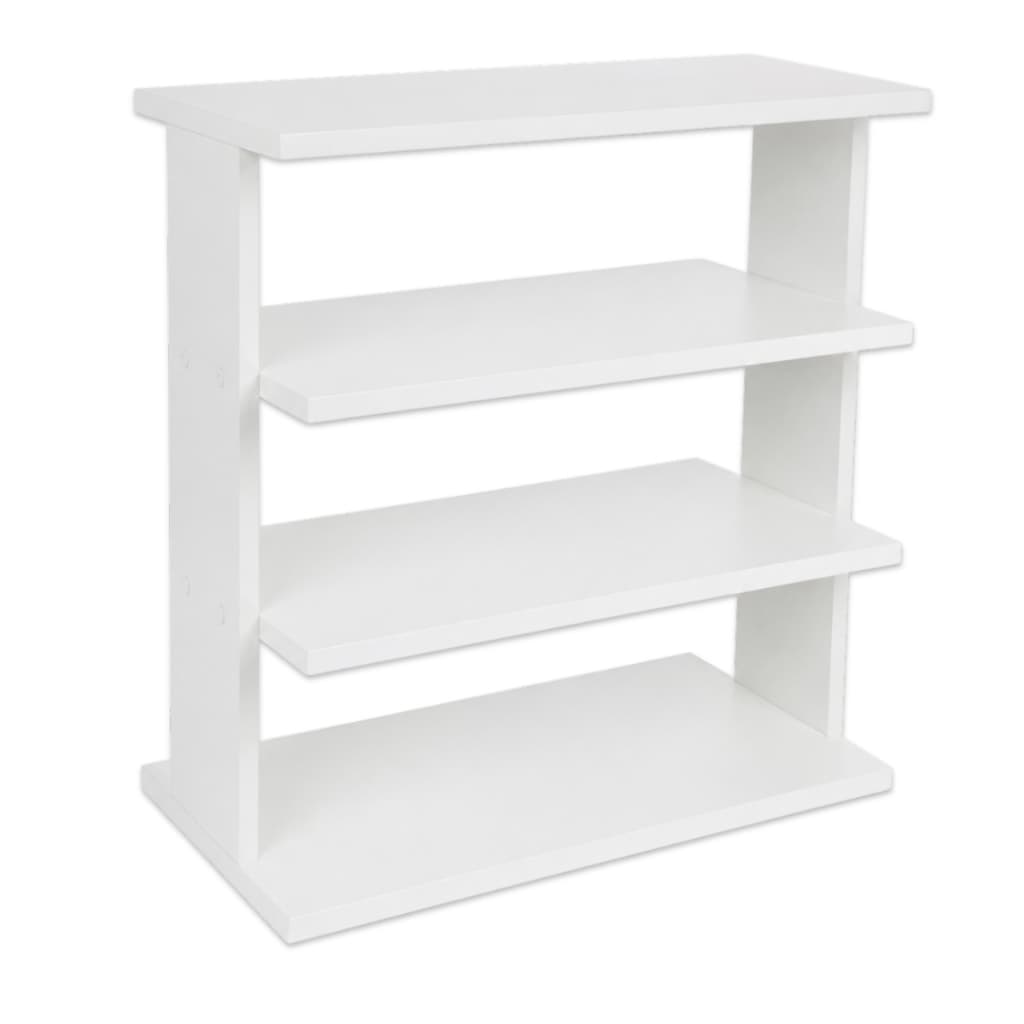 Sapateira 3 Prateleiras Mdf Branca Organizadora Casa