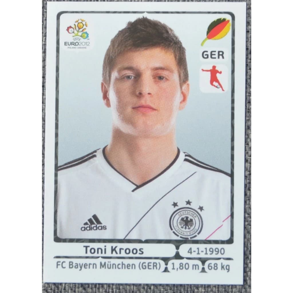 figurinha Eurocopa 2012 Toni Kroos original nova top