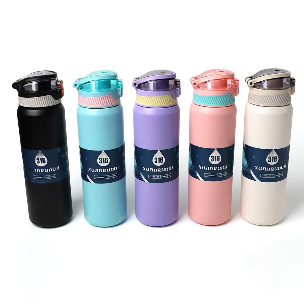 Garrafa Térmica Com Canudo 800ml espacial Quente & Frio Com Isolamento Térmico De Grande Capacidade
