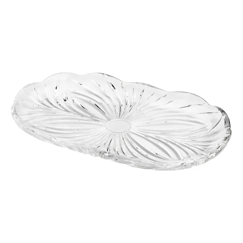 Bandeja de Vidro Cristal Alberta 23,8cm - Lyor