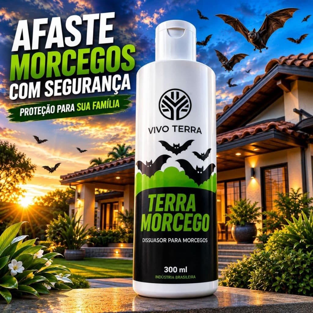 Afasta Morcego Espanta Desaloja Repelente Natural Facil Aplicação Casas Beiral Lages Galpão Garagem