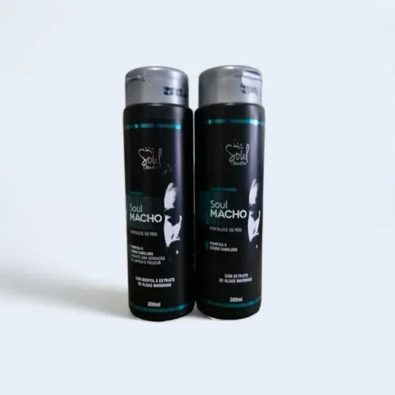 Kit Shampoo e Condicionador Soul Macho Soul Cosméticos