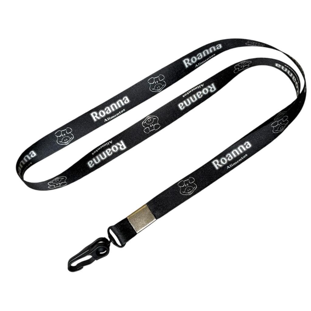 Cordão 15mm para Crachá com Mosquete Personalizado Arte Digital