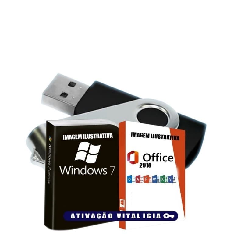 Pendrive Kit formatação Windows 7 todas as versões 32 e 64 bits