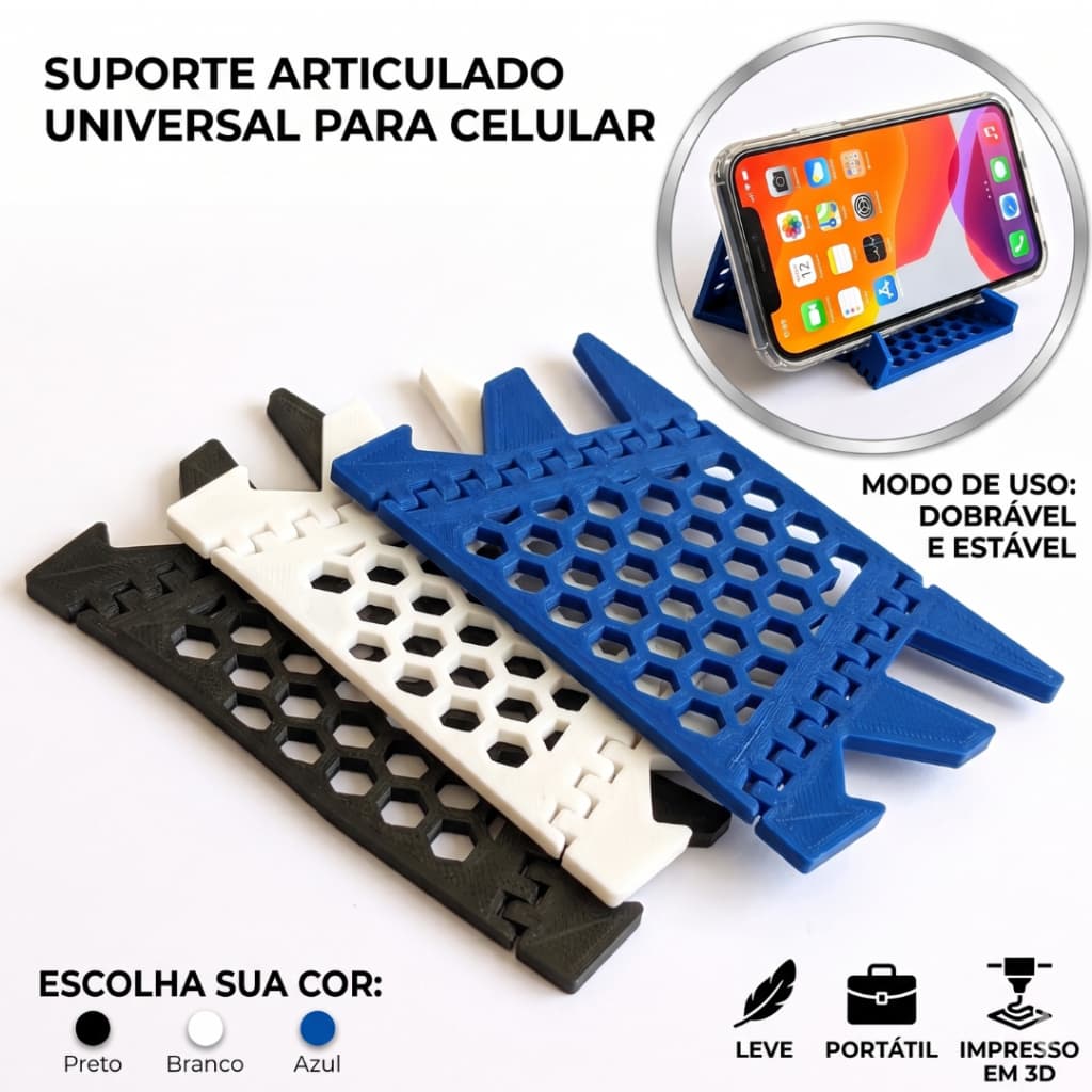 Suporte de celular Básico para Mesa Universal UN/KIT
