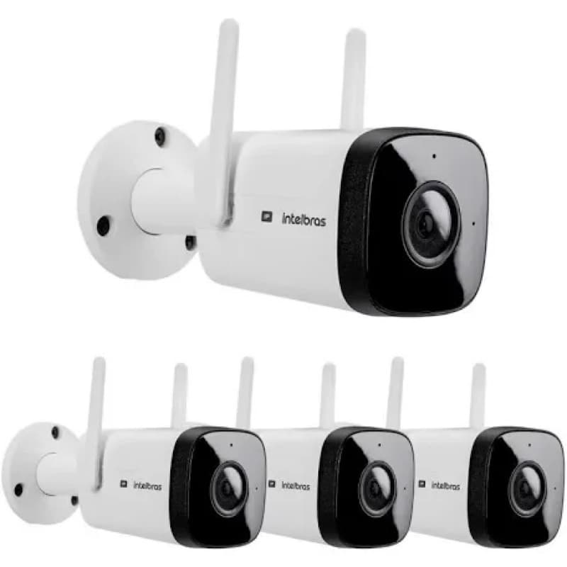 4 Câmeras intelbras Ip , Wifi VipW Bullet