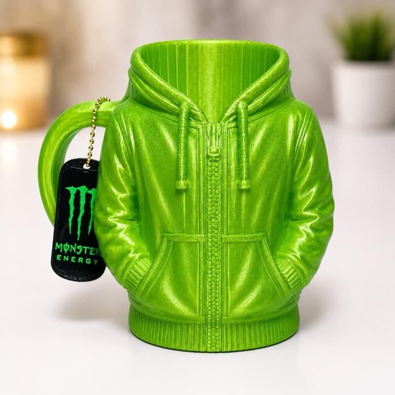 Caneca Porta Lata Personalizada 3D | Impressão 3D | Presente Criativo | Uai Arts