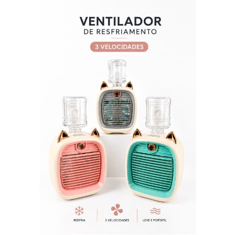 Ventilador de resfriamento Little Fox Spray 3 VELOCIDADES