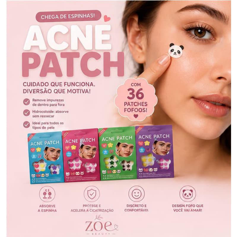 Adesivo para anti acne com 36 unidades .