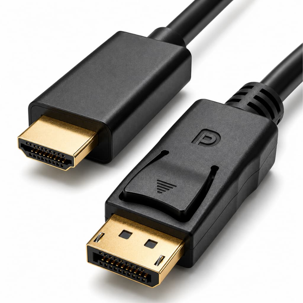 Cabo Displayport para HDMI 1,8 Metros DP HDMI HD 1080p