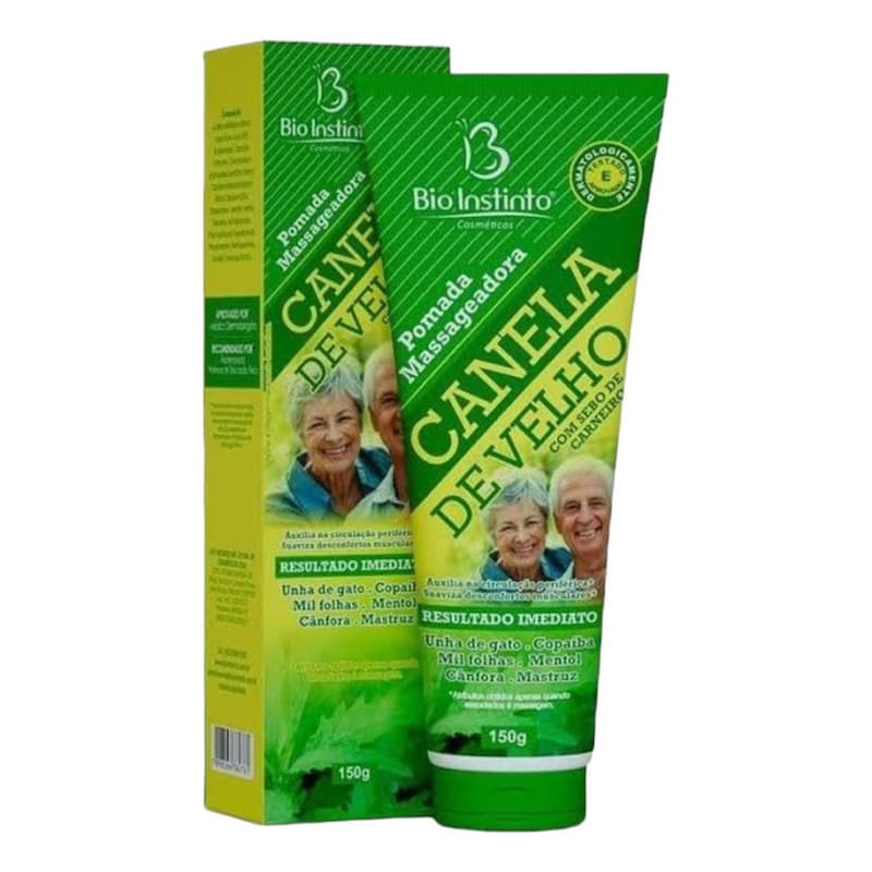 12 Pomada Massageadora Canela De Velho Bio Instinto